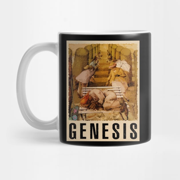 Calling All Stations - Join the Musical Journey with This Genesis Tee by Silly Picture